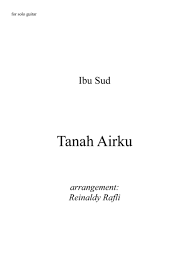 Tanah Airku Tablature Music Sheet Download Topmusicsheet Com