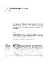 2.1.2 epidemiologi kanker leher rahim (serviks) atau karsinoma serviks uteri merupakan kanker. Epidemiologi Kanker Serviks