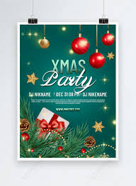 Christians love christmas party and they will prepare well. Green Christmas Party Poster Template Image Picture Free Download 465608194 Lovepik Com