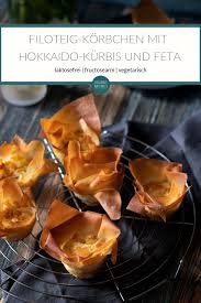 Filoteig Korbchen Mit Kurbis Und Feta Sugarfree Naturally Blog Fur Fructoseintoleranz Rezept Filoteig Rezepte Feta