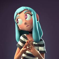 Quicksculpt By Venomblu Cartoon 3d Cgsociety Cartoon Character Design Zbrush Character 3d Model Character