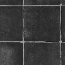 Vinyl flooring peel and stick floor coverings 12in×12in easy to install ten tiles each package (10 pieces, black and white). Black Slate Tile Allstar Vinyl Flooring 4402 2m Abbey Carpets