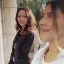 Melissa Oneil and Lisseth Chavez Looking Af Eachother