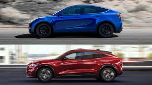 The vehicle was introduced on november 17, 2019, and went on sale in december 2020 as a 2021 model. Tesla Model Y Vs Ford Mustang Mach E Comparison Infographic