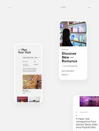 Museum Of Contemporary Art Australia On Behance Mobile App Design Inspiration App Design Inspiration Mobile App Design