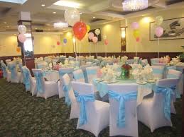 Love This For My Tables Except The Ballons Spandex Chair Covers Baby Shower Chair Covers