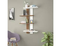 Notre bureau mural avec un design original et très décoratif peut être monté facilement au mur. Bois Noyer Clair