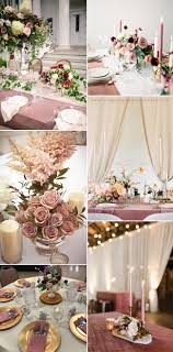 Pin by mokgadi on wedding decorations in 2019 | gold wedding. Dusky Pink Wedding Table Decorations Off 76 Buy
