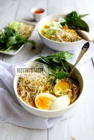 Laksa Ayam Betawi Indonesian Betawinese Laksa Resep Masakan Pedas Resep Masakan Indonesia Resep Masakan