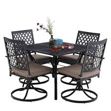 Check spelling or type a new query. 5pc Outdoor Dining Set With 37 Table 4 Swivel Arm Chairs Captiva Designs Target