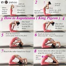 Kapotasana Kingpigeon Pose On Yogaalignment Backbend With Jnetvoo Once You Have Mastered Cam Easy Yoga Workouts Yoga Help How To Do Yoga