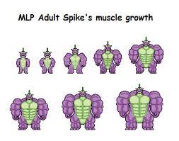 Maybe you would like to learn more about one of these? Mlp Adult Spike S Muscle Growth By Effra Fur Affinity Dot Net