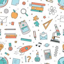 Modern Seamless Pattern With School Supplies On White Background Royalty Free Cliparts Vectors And Stock Illustration Image 110469045 Tons of awesome educational wallpapers to download for free. modern seamless pattern with school supplies on white background
