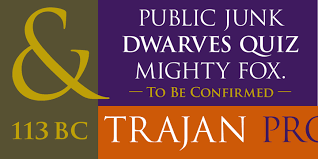 Karakreative Typeface Review Trajan Download Fonts Free Fonts Download Myfonts