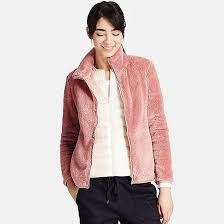 Women Fluffy Yarn Fleece Full Zip Jacket In 2019 Uniqlo