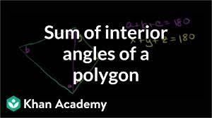 Hence, the measure of each interior angle of the given regular polygon is 140°. Sum Of Interior Angles Of A Polygon Video Khan Academy