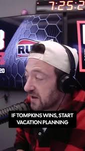 If Devin Tompkins beats the Bucs tonight start planning vacations