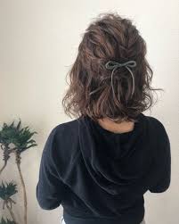 平原さんのヘアスタイル およばれヘアボブアレンジ Tredina