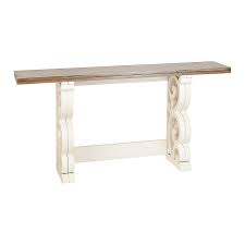 White Scroll Folding Console Table Kirklands Console Table Furniture Entryway Tables