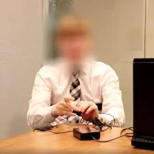 The presenter notes that lie detector tests aren't 100 per cent correct. Time Traveller From 2045 Passes Lie Detector And Reveals Who Ll Be President Mirror Online