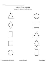 Basic Geometric Shapes Printable Chart Myteachingstation Com