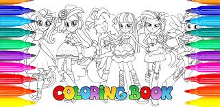 Micul meu ponei de colorat. Equestria Coloring Game Pony 2018 Ultima Versiune Pentru Android DescÄƒrcaÈ›i Apk