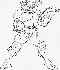 Michaelangelo (mickey), wears an orange mask and uses nunchucks. Coloring Pages Ninja Coloring Home