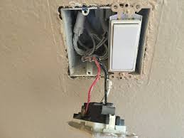 I had both my bathroom light and the fan on one single switch which i found annoying. Changing 3 Way Ceiling Fan Light Switch To Separate Fan Light Controls Home Improvement Stack Exchange
