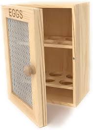 Free returns · expect more. Wooden Egg Holder Countertop Egg Cabinet Kitchen Storage Fresh Egg Storage Box 9 8x7 1x5 1inches Kitchen Dining Egg Separators Semo Es