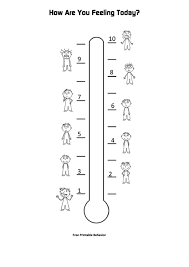 In total we have 23 coloring pages in winter. Feelings Thermometer Chart Printable Pdf Download