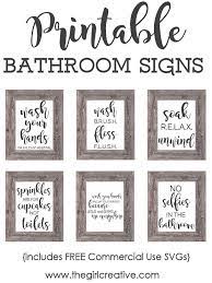 Save money and time with printjoy free printables! Printable Bathroom Signs Svgs Printable Bathroom Signs Bathroom Printables Bathroom Signs