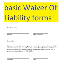 A release of liability is an agreement between two parties to waive a legal claim. Basic Waiver Of Liability Form Doc And Pdf Formats Car Insurance And Sample Contracts
