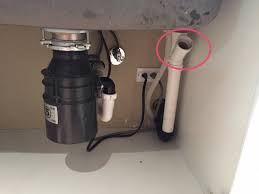 open pipe under kitchen sink