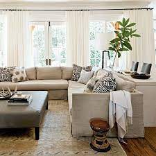 It comes ready to hang in your choice of sizes, with a rod pocket sewn in along the top. Let There Be White Curtains Living Room Transitional Living Rooms Simple Living Room