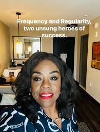 Frequency and Regularity two unsung heroes of success! Whether you're  building a business, nurturing your wellbeing, or strengthening your faith,  it's not about grand gestures once in a while, it's about showing