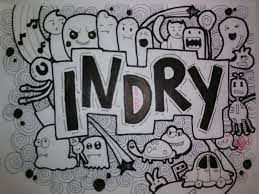 Video perdana dengan judul vignette nama dari channel pintar menggambar.menggambar vignette. Lukisan Doodle Nama Cikimm Com