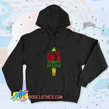 Search, discover and share your favorite you sit on a throne of lies gifs. New Elf Quotes You Sit On A Throne Of Lies Quote Hoodie 90sclothes Com