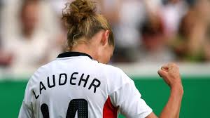 Simone laudehr looks on during a press conference of germany at adidas headquater on may 20, 2011 in ingolstadt, germany. Laudehr Back For Germany Uefa Women S Euro Uefa Com