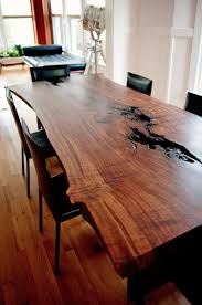 Wood Slab Table Shows True Beauty Adorable Home Ahsap Masa Ic Mekan Fikirleri Ormanlik Alan