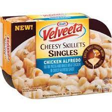 Kraft Velveeta Cheesy Skillets Singles Chicken Alfredo 9 Oz Walmart Com Chicken Alfredo Cheesy Sauce Roasted Garlic Chicken