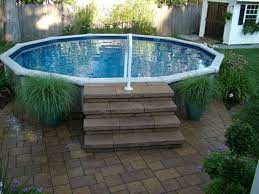 Diy above ground swimming pool ideas. Top 17 Diy Above Ground Pool Ideas On A Budget Above Ground Pool Landscaping Small Backyard Pools Best Above Ground Pool