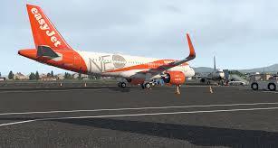 Airbus a320 (320) layout 2. Easyjet Neo Livery Simliveries