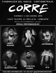 P. Rico-Noche de cine y música en Caguas pro-fondos del documental “Corre” 