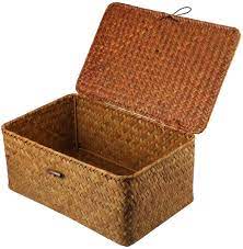 We did not find results for: Amazon Com Vosarea Rattan Storage Basket Makeup Organizer Multipurpose Container With Lid L Kitchen Dining