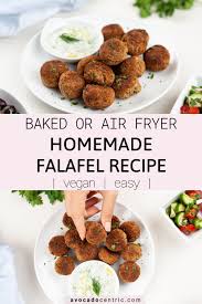 Easy Vegan Falafel Recipe Baked Or Air Fried Avocado Centric Recipe In 2020 Falafel Recipe Vegan Falafel Recipe Falafel Recipe Easy