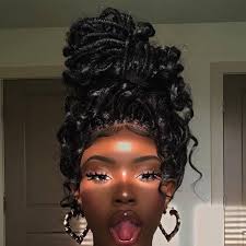 Black Woman Birthday Hairstyles For Black Hair Chocolategirl Shair On Instagram Follow Chocolateggirl It S Girl S Talk Time Hair Styles Natural Hair Styles Beauty