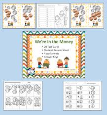 Task Cards And Worksheets For Counting Dimes Nickels And Pennies Fall Theme Money Task Cards Task Cards 2nd Grade Reading Worksheets