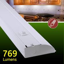 Ge 18 Inch Premium Front Phase Led Under Cabinet Light Fixture Direct Wire In Wall Dimmer Compatible 3000k Bright White Steel Housing 769 Lumens 26741 Amazon Com