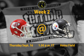 Chiefs game | the chiefs kick off the season on thursday night against the texans and then get the ravens. Steelers Vs Chiefs Week 2 Time Tv Schedule And How To Watch Behind The Steel Curtain