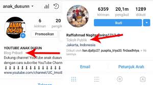 Cara Menambahkan Blog Pribadi Tokoh Publik Dll Di Instagram Youtube